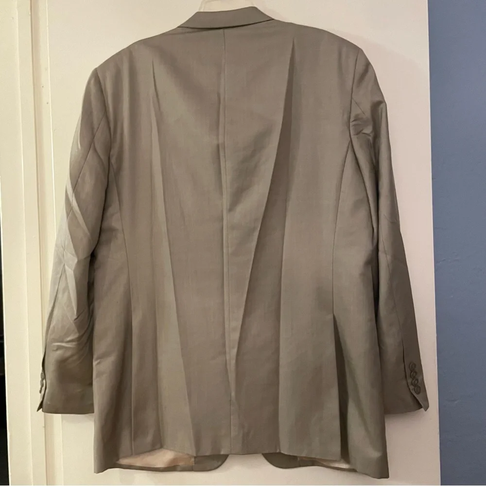 3 for‎ 25! Jones New York Collection Men's Beige Wool Silk Lightweight Blazer